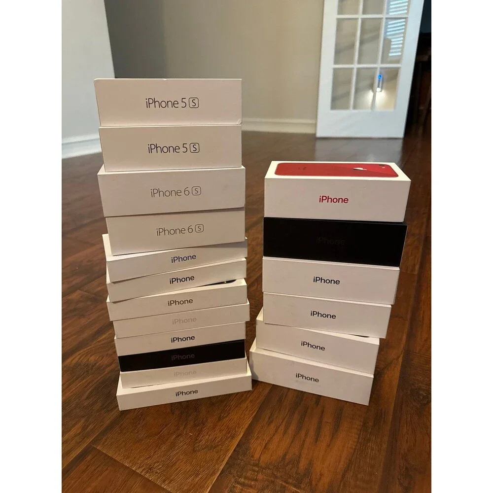 18 Genuine Apple iPhone Empty Boxes OEM Original Packaging Various Models